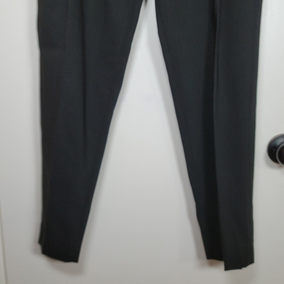 Everlane 100% Wool Black Tapered Dress Pants High Rise Minimalist Size 2 - Picture 2 of 8